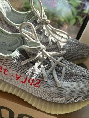 Adidas Yeezy Boost 350 V2 Blue Tint B37571 Size 7 w/ Original Box